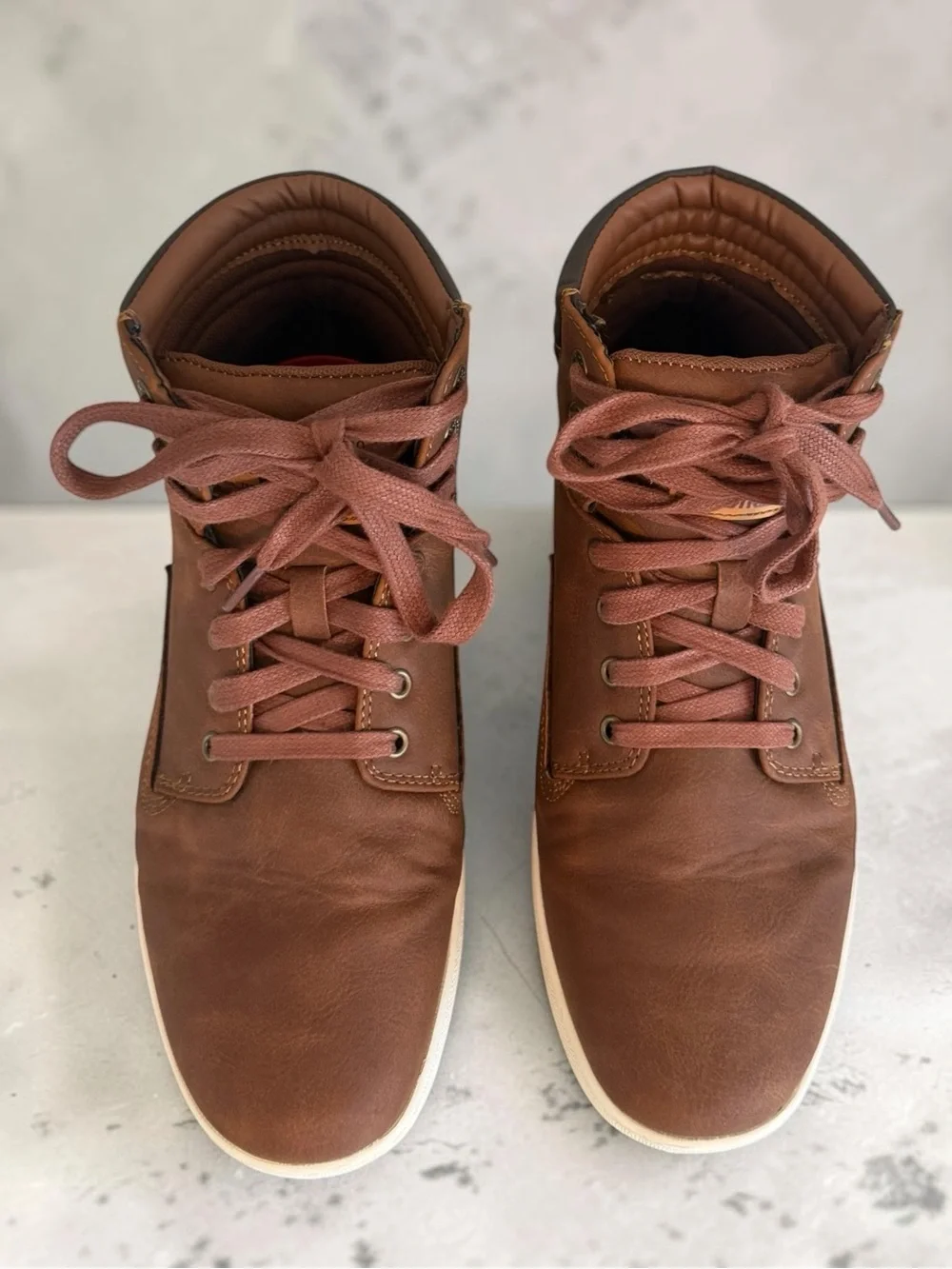 Levi's Men's Brown High-Top Sneakers / Boots - Size 8